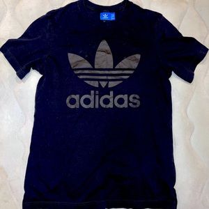 Adidas T-shirt Black with Black Label Size Small